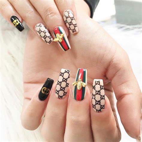 gucci nail designs